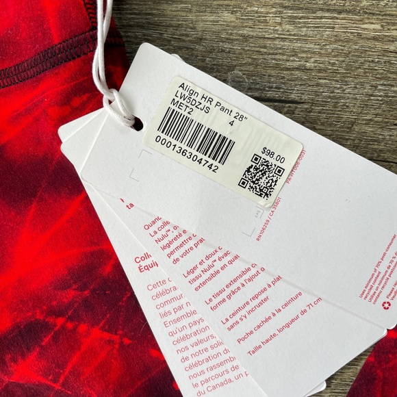 lululemon team canada align leggings - Picture 2 of 3